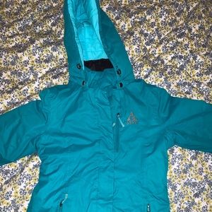 XS Teal Gerry Winter Coat